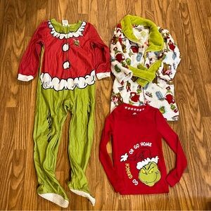 Grinch Themed Pajama Set